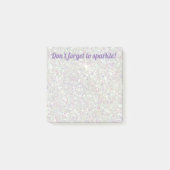 Girly Glitter Sparkle Post it Notes (Voorkant)
