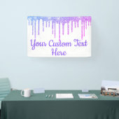 Girly Glitter Verjaardagsfeest Fotohokje Fun Prop Spandoek (Beurs)