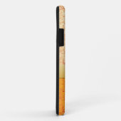 Girly Glittery Oranje Polka Dot iPhone 5 Hoesje (Achterkant/rechts)