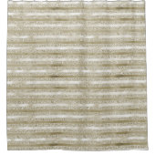 Girly Glitzy Glitter Glam Gouden Strepen Douchegordijn (Voorkant)