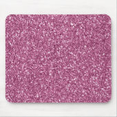 Girly Glitzy Pink Glitter Muismat (Voorkant)