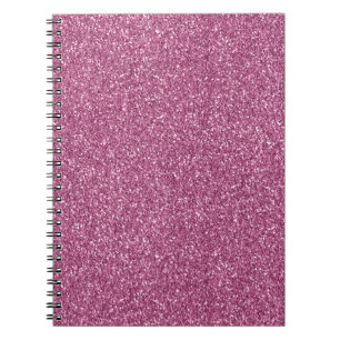 Girly Glitzy Pink Glitter Notitieboek