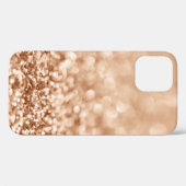 Girly Gold Glitter Sparkles Case-Mate iPhone Case (Achterkant (horizontaal))