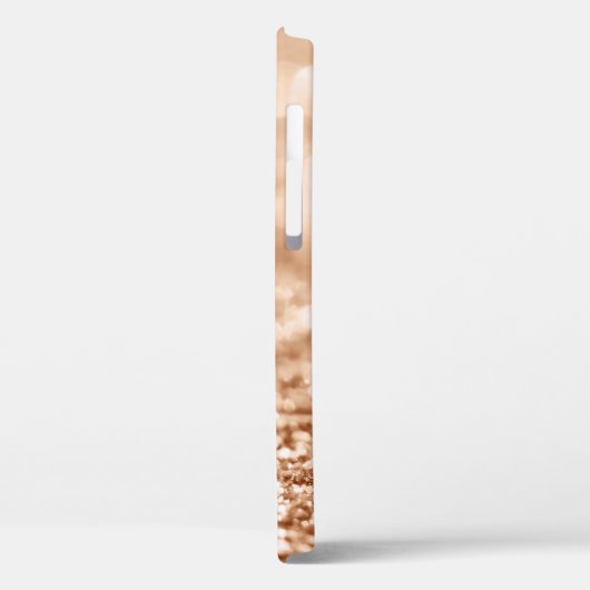 Girly Gold Glitter Sparkles Case-Mate iPhone Case (Achterkant / Links)