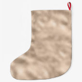 Girly Gold Glitzy Glitter Sparkle Naam Grote Kerstsok (Achterkant)