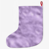 Girly Gold Paarse Glitzy Glitter Sparkle Naam Grote Kerstsok (Achterkant)