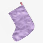 Girly Gold Paarse Glitzy Glitter Sparkle Naam Grote Kerstsok (Achterkant (Hangend))