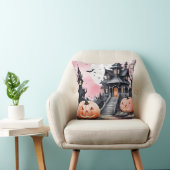 Girly Gothic Nightfall Haunted Mansion Kussen (Stoel)