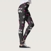 Girly Gothic Skulls Leggings (Rechts)