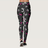 Girly Gothic Skulls Leggings (Achterkant)