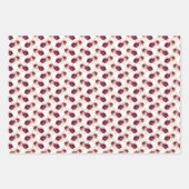 Girly Goud Roze Bloemen Luipaard Print Inpakpapier Vel (Voorkant 3)