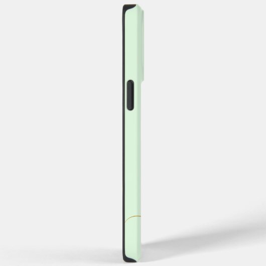 Girly Green Monogram Modern Script Persoonlijk Case-Mate iPhone Case (Achterkant / Rechts)
