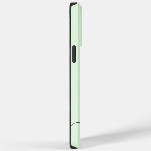 Girly Green Monogram Moderne Script Personalisatie Case-Mate iPhone Case (Achterkant / Rechts)