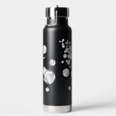 girly grijze volleyballen en sterren waterfles (Rechts)