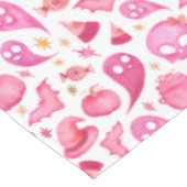 Girly Halloween Baby shower Party Roze Tafelkleed (Gekanteld)