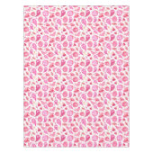 Girly Halloween Baby shower Party Roze Tafelkleed (Voorkant)