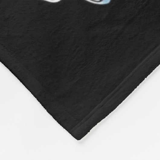 Girly Halloween Blue Denim Ghost Preppy Ghost Bow Fleece Deken (Hoek)