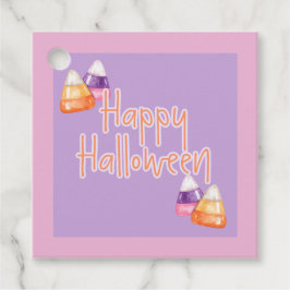 Girly Halloween Candy Corn label