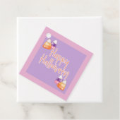 Girly Halloween Candy Corn label (In situ)