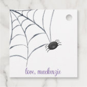 Girly Halloween Candy Corn label (Achterkant)