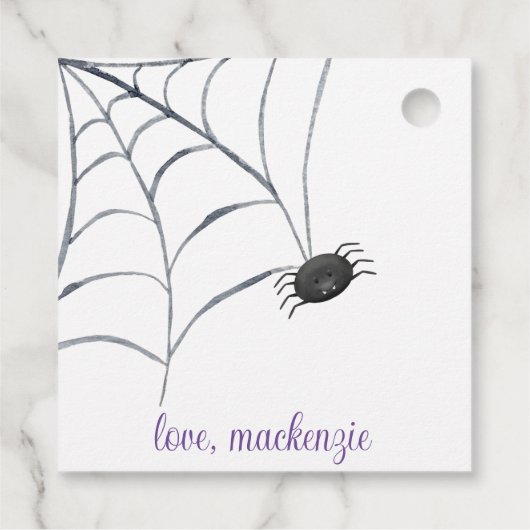 Girly Halloween Candy Corn label (Achterkant)