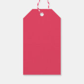 Girly Happy Paast Chicken Pink Cadeaulabel (Achterkant)