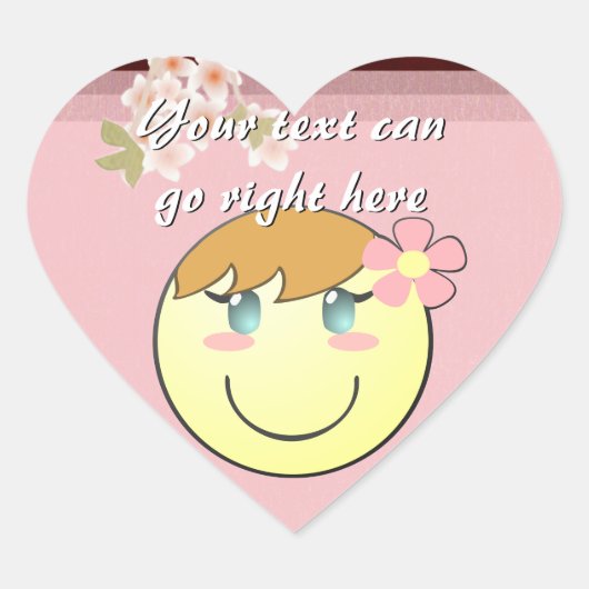 Girly Heart Stickers (Voorkant)