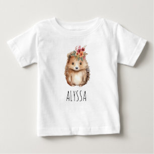 Girly Hedgehog gepersonaliseerd