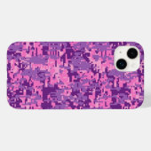 Girly Heet Roze Camo Case-Mate iPhone Case (Achterkant (horizontaal))