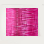 Girly Heet Roze Selfie Faux Tinsel Achtergrond Wandkleed (Voorkant (horizontaal))