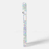 Girly Holographic Glitter Aangepaste Fotocollage Case-Mate iPhone Case (Achterkant / Links)