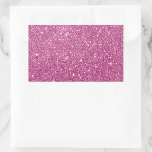 Girly Hot Pink Classic Square Sticker (Tas)