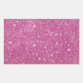 Girly Hot Pink Classic Square Sticker (Voorkant)