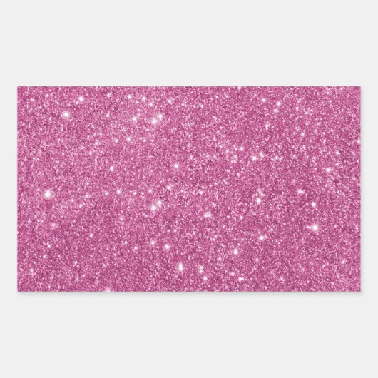 Girly Hot Pink Classic Square Sticker (Voorkant)