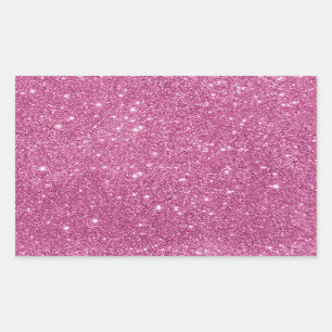 Girly Hot Pink Classic Square Sticker
