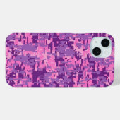 Girly Hot Pink Digital Camo Case-Mate iPhone Case (Achterkant (horizontaal))