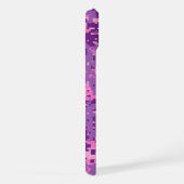 Girly Hot Pink Digital Camo iPhone Hoesje (Rechterkant)