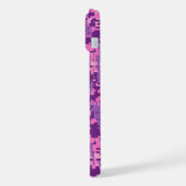 Girly Hot Pink Digital Camo iPhone Hoesje (Linkerkant)