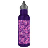 Girly Hot Pink Digital Camo Waterfles (Links)