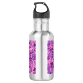 Girly Hot Pink Digital Camo Waterfles (Achterkant)