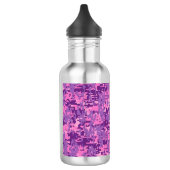Girly Hot Pink Digital Camo Waterfles (Links)