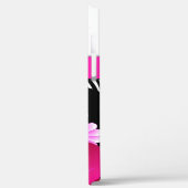Girly Hot Pink Fuchsia Floral Hibiscus Bloemen Case-Mate iPhone Case (Achterkant / Links)
