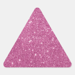Girly Hot Pink Glitter Sticker