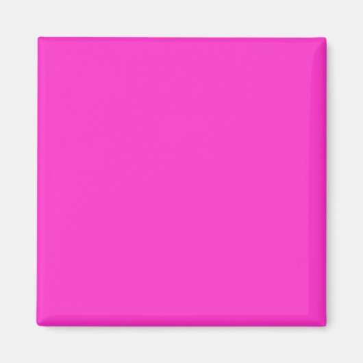 Girly Hot Pink Magneet (Voorkant)