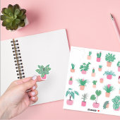 Girly Houseplants Sticker Sheet