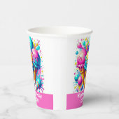 GIRLY ijs verjaardagsfeestje Papieren Bekers (Rechts)