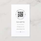 Girly Instagram Holografisch Visitekaartje (Achterkant)