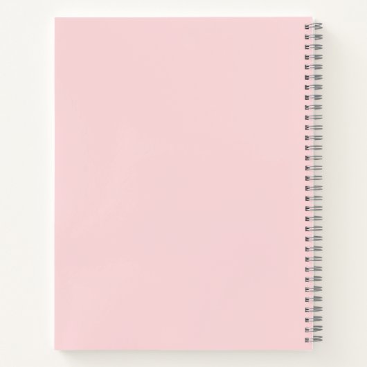 Girly Jouw naam Hart Handen Illustratie Breien Notitieboek (Achterkant)