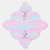 Girly kleine bedrijven handgemaakte geschenken lie bedankdoosjes (Ongevouwen)