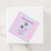 Girly kleine bedrijven handgemaakte geschenken lie bedankjes labels (In situ)